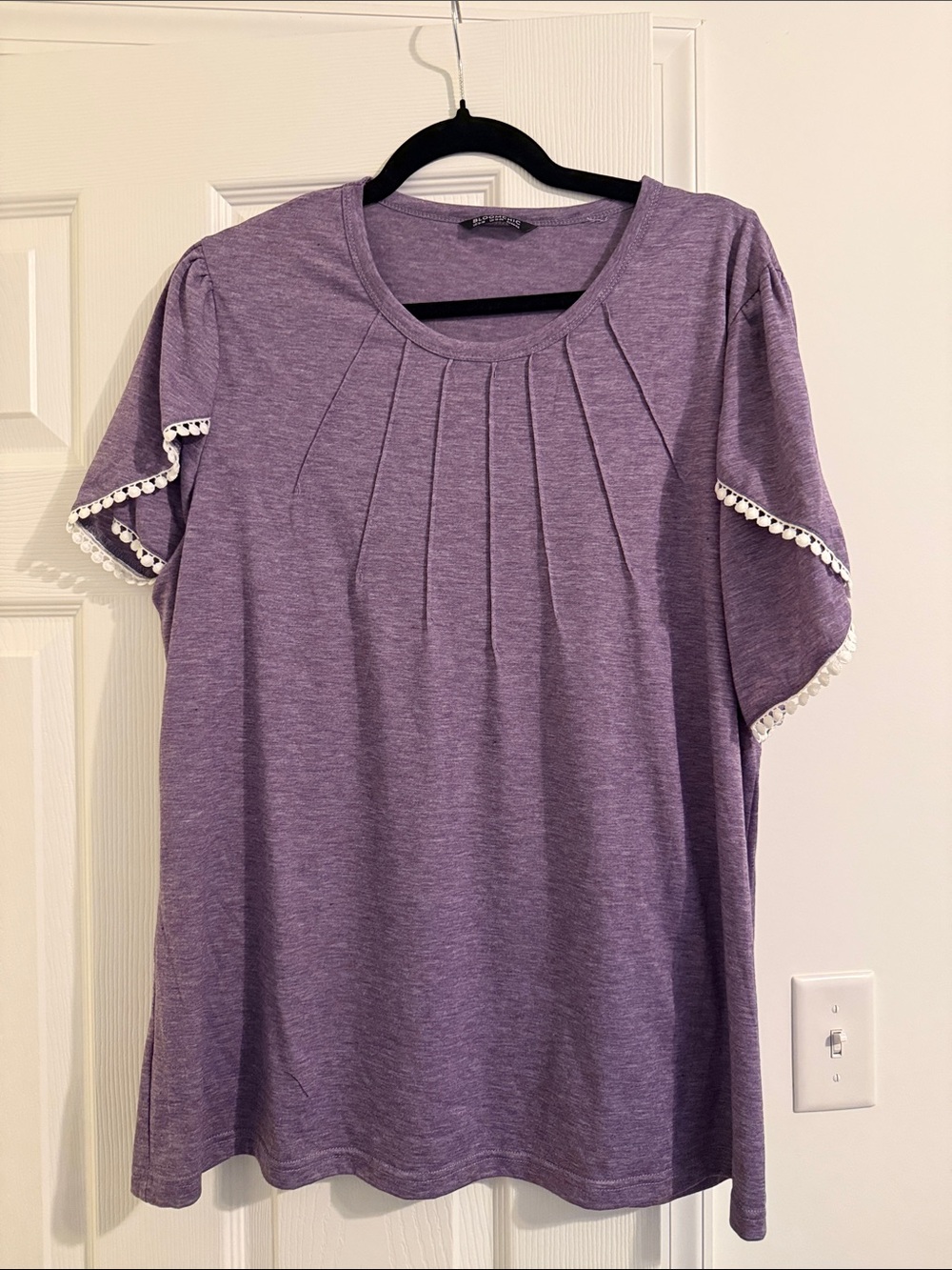 Bloomchic Purple Blouse